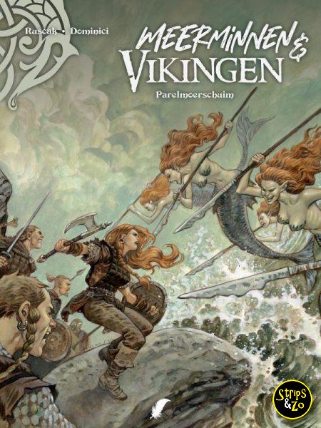 Meerminnen Vikingen 2 Parelmoerschuim