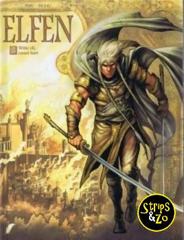 elfen 3 Witte elf, zwart hart