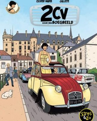 Autoreportages van Margot 3 2cv voor een boegbeeld