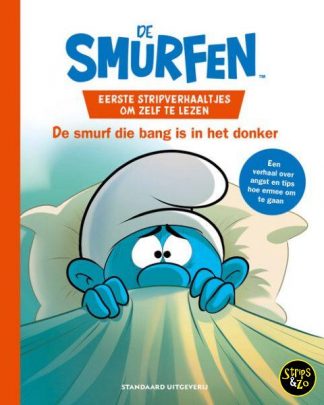 Eerste stripverhaaltjes om zelf te lezen De Smurf die bang is in het donker