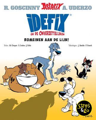 Idefix en de onverzettelijken Romeinen aan de lijn
