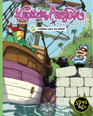 Kapitein Ansjovis 6 tussen wal en schip