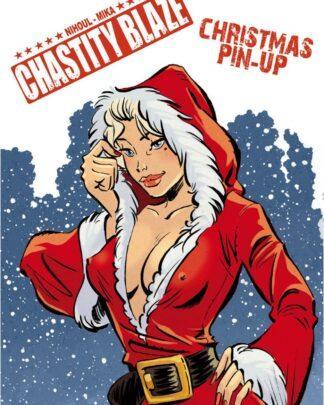 Chastity Blaze Christmas Pin Up cardset