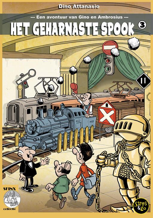 Sfinx collectie 9 - Gino en Ambrosius 3 - Het geharnaste spook